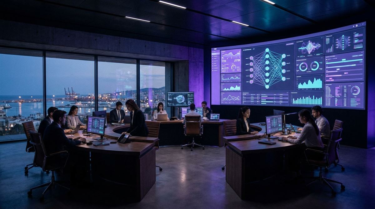 Centro de operaciones de inteligencia artificial de Militarium en Málaga